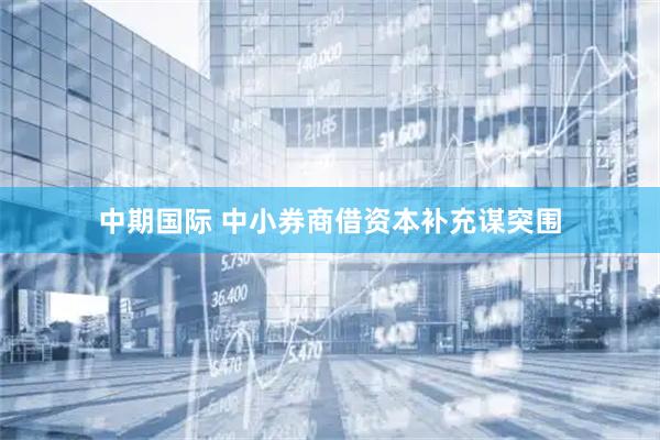 中期国际 中小券商借资本补充谋突围